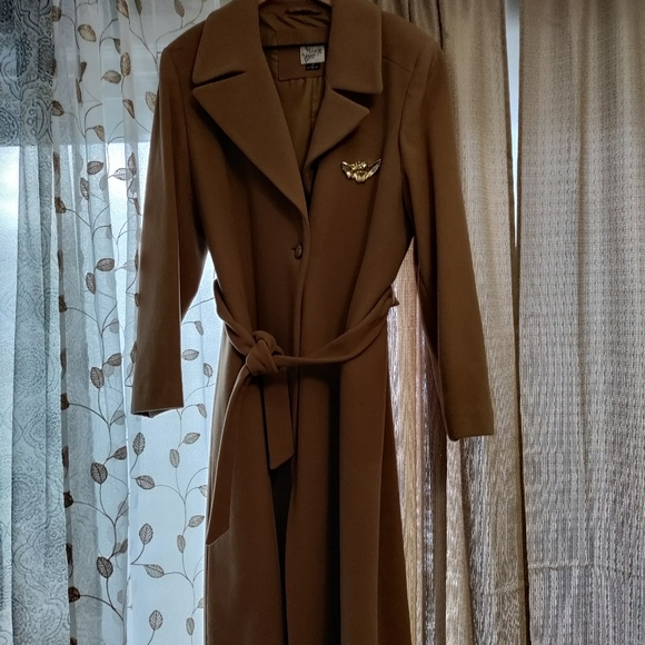 Classic wool coat womens - Picture 7 of 8